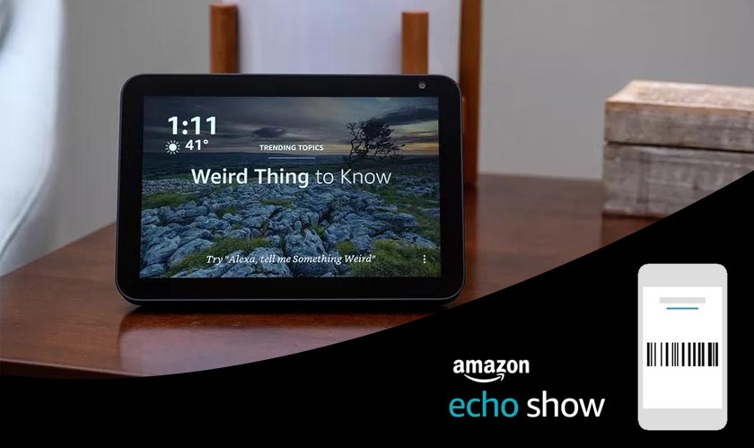 Amazon's Echo Show can now create shopping lists through barcodes