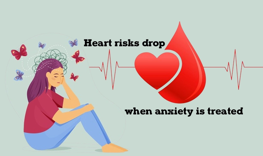  Heart risks drop when anxiety is treated 