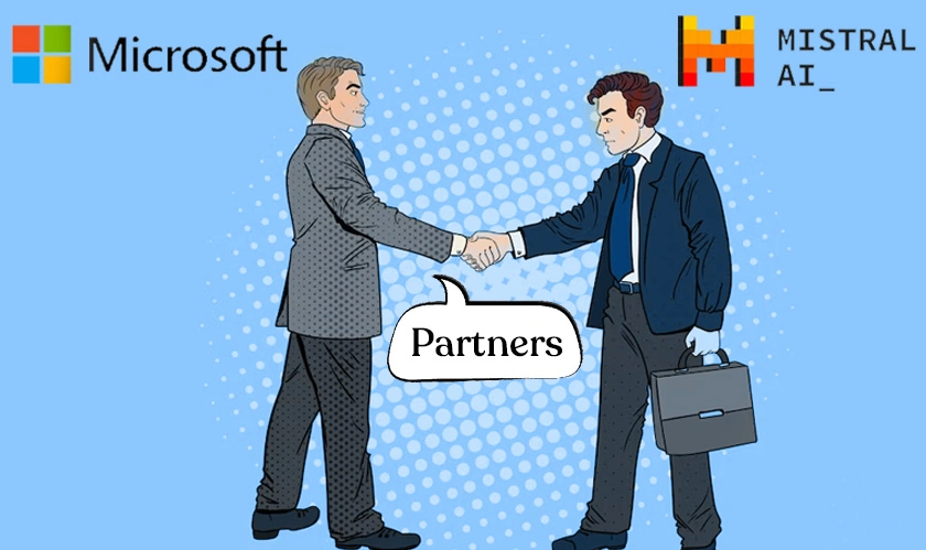  Microsoft partners with Mistral 