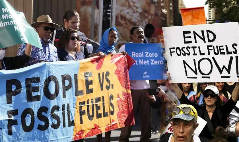  march to end use of fossil fuels 