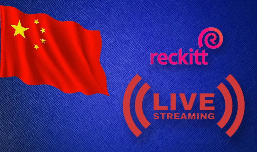  Reckitt livestreaming promote condoms in China 