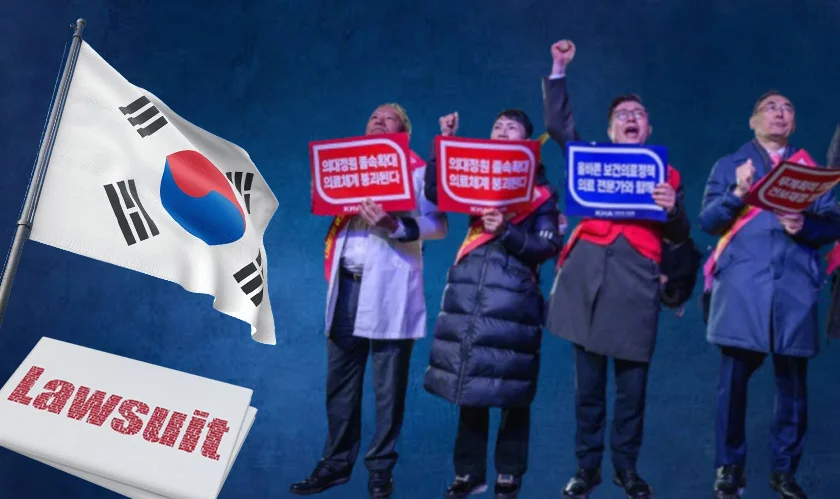  response to doctors walkout South Korea file lawsuit 