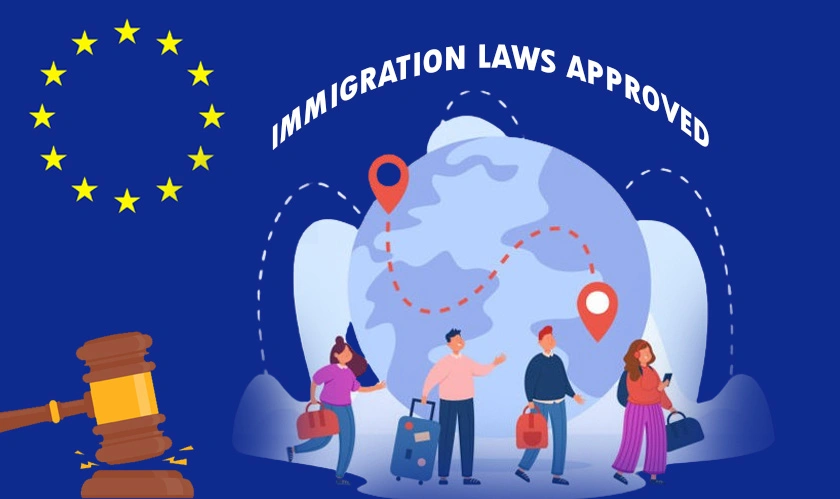  Stricter EU immigration laws approved 