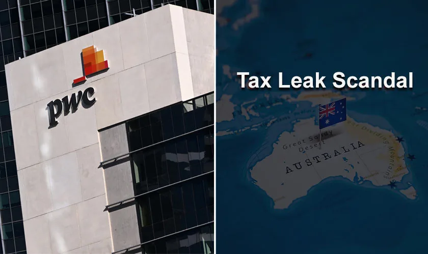 A tax leak scandal causes PwC Australia to fire eight partners 